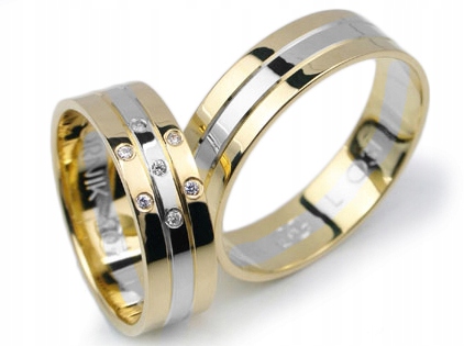 GOLDRUN ZLATÉ SVADOBNÉ PRSTENE L031 6MM PÁR