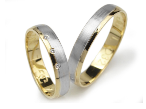 GOLDRUN ZLATÉ SVADOBNÉ PRSTENE L032 4MM PÁR
