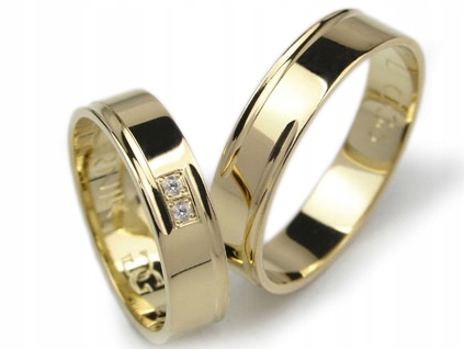 GOLDRUN ZLATÉ SVADOBNÉ PRSTENE L036 5MM PÁR