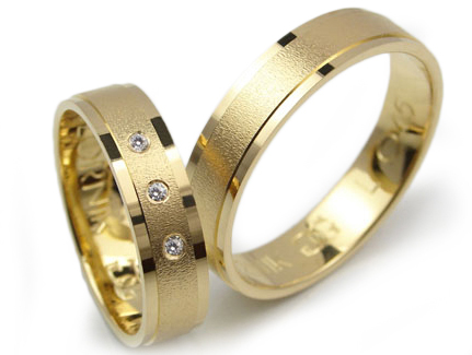 GOLDRUN ZLATÉ SVADOBNÉ PRSTENE L045 5MM PÁR