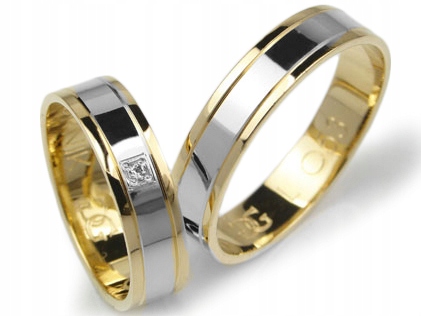 GOLDRUN ZLATÉ SVADOBNÉ PRSTENE L053 5MM PÁR