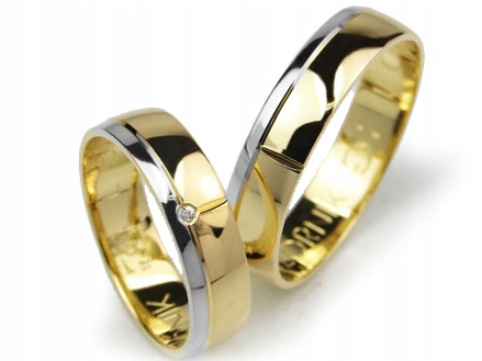 GOLDRUN ZLATÉ SVADOBNÉ PRSTENE L061 5MM PÁR