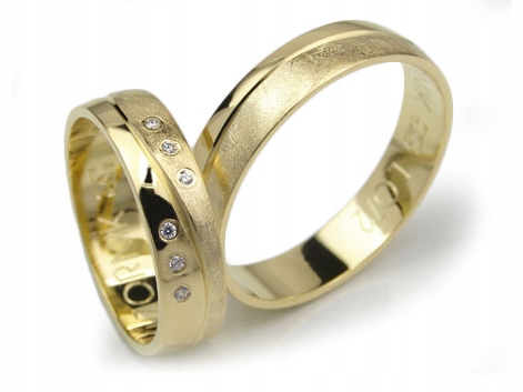 GOLDRUN ZLATÉ SVADOBNÉ PRSTENE L072 5MM PÁR