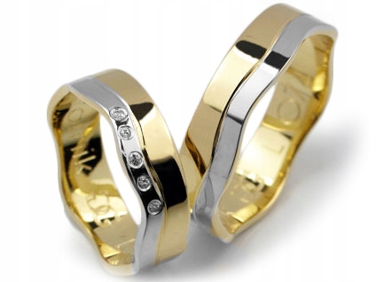 GOLDRUN ZLATÉ SVADOBNÉ PRSTENE L074 5MM PÁR