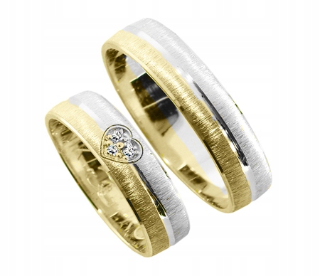 GOLDRUN ZLATÉ SVADOBNÉ PRSTENE R008 5MM PÁR