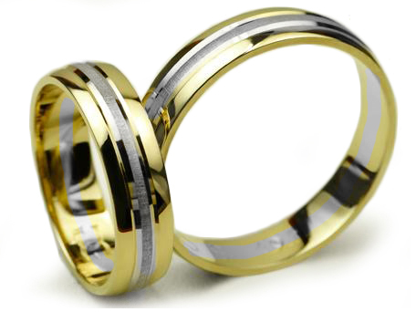 GOLDRUN ZLATÉ SVADOBNÉ PRSTENE S-025 5MM PÁR