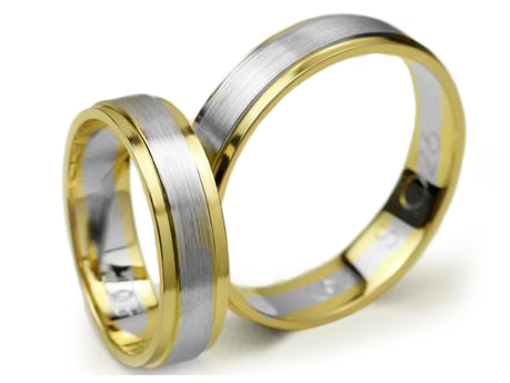 GOLDRUN ZLATÉ SVADOBNÉ PRSTENE S-026 5MM PÁR