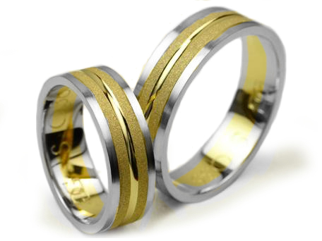 GOLDRUN ZLATÉ SVADOBNÉ PRSTENE S-036 6MM PÁR