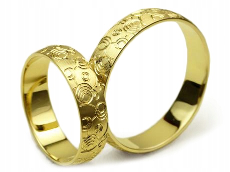 GOLDRUN ZLATÉ SVADOBNÉ PRSTENE S-048 5MM PÁR