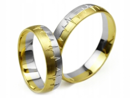 GOLDRUN ZLATÉ SVADOBNÉ PRSTENE S-049 5MM PÁR