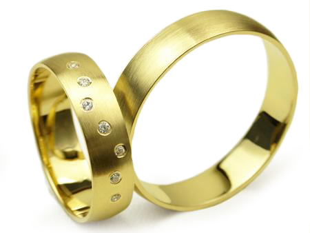 GOLDRUN ZLATÉ SVADOBNÉ PRSTENE S-051 5MM PÁR