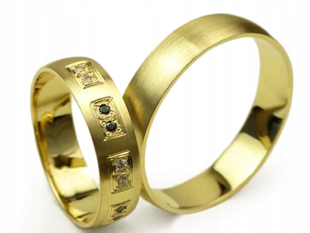 GOLDRUN ZLATÉ SVADOBNÉ PRSTENE S-055 5MM PÁR