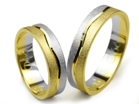 GOLDRUN ZLATÉ SVADOBNÉ PRSTENE S-066 5MM PÁR