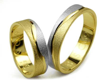 GOLDRUN ZLATÉ SVADOBNÉ PRSTENE S-069 5MM PÁR