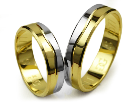 GOLDRUN ZLATÉ SVADOBNÉ PRSTENE S-077 5MM PÁR