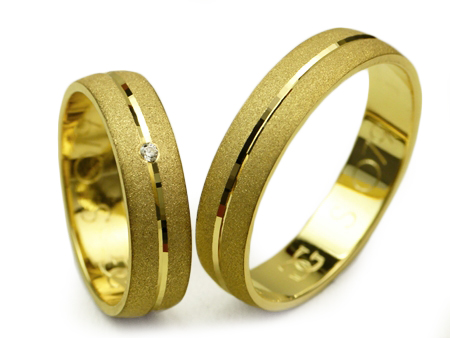 GOLDRUN ZLATÉ SVADOBNÉ PRSTENE S-079 5MM PÁR