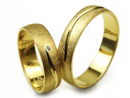 GOLDRUN ZLATÉ SVADOBNÉ PRSTENE S-087 5MM PÁR