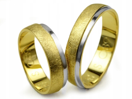 GOLDRUN ZLATÉ SVADOBNÉ PRSTENE S-089 5MM PÁR