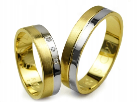 GOLDRUN ZLATÉ SVADOBNÉ PRSTENE S-092 5MM PÁR