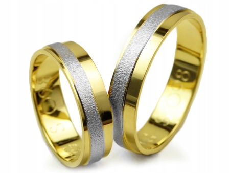 GOLDRUN ZLATÉ SVADOBNÉ PRSTENE S-098 5MM PÁR