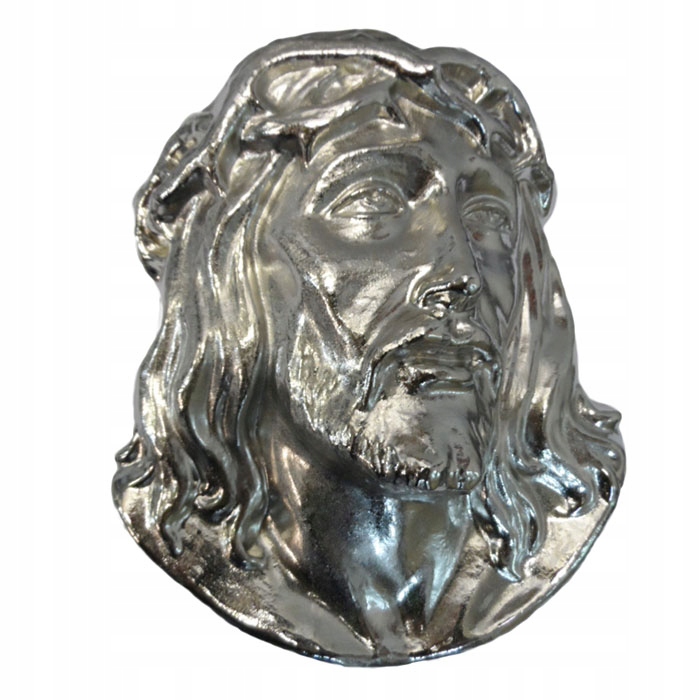 Kristova hlava Veľký chróm 20x16cm - 57950