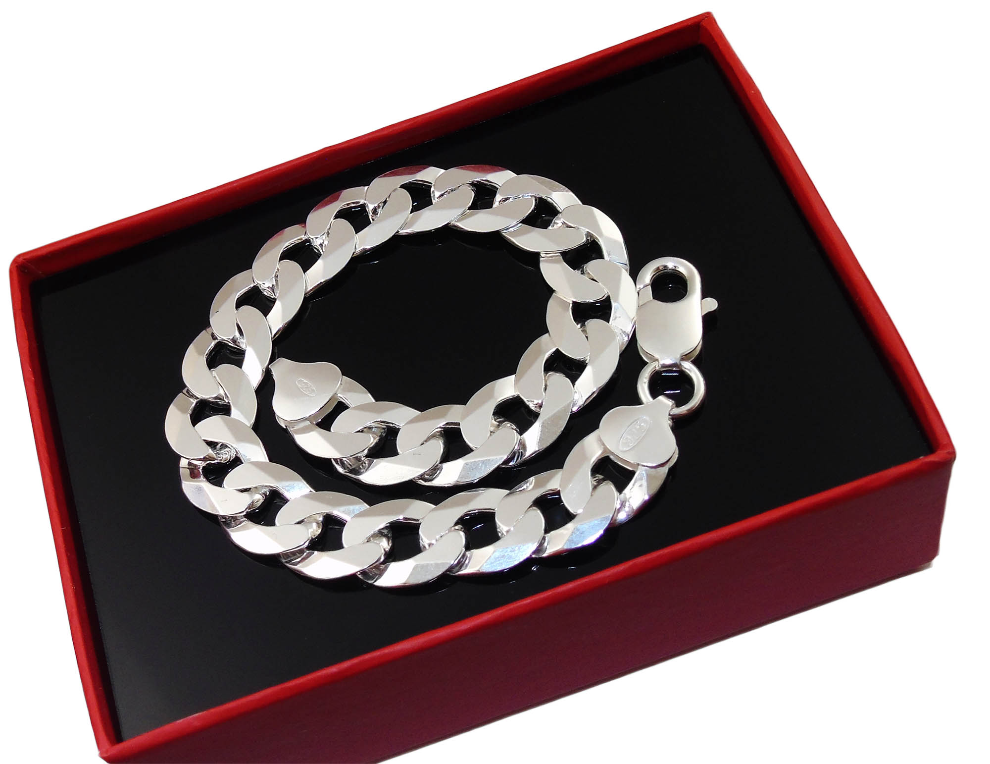 Hustý strieborný náramok 10,5 mm búrlivý +zadarmo
