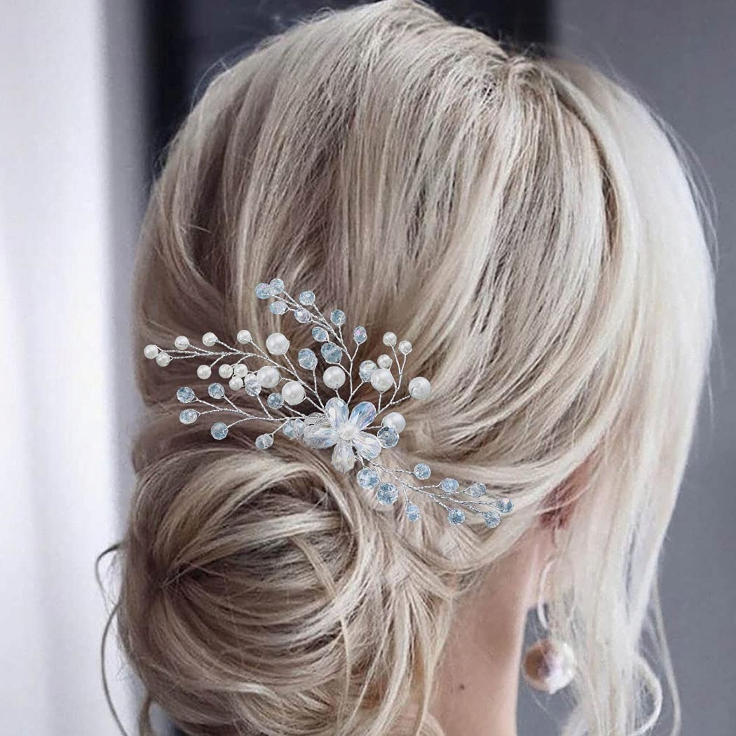 Hrebeň pre dievčatko pre Miss Modej Silver Flower n