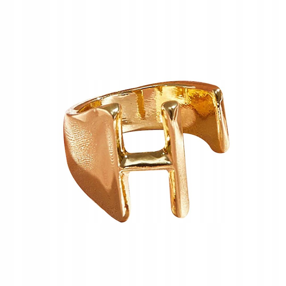 H-Moda Women 26 Listy Abeced Ring Otwi