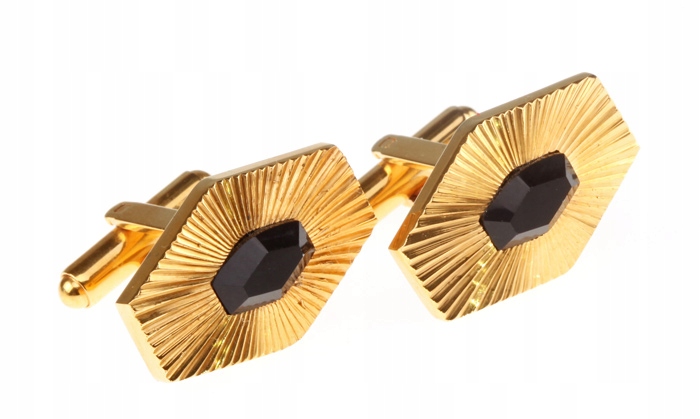 H4351 CUFFLINKS OCELE 316L Zloty
