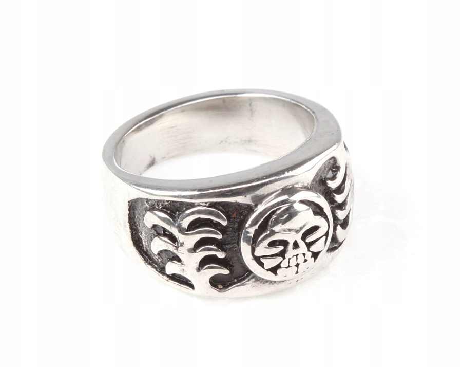 H4724 Ring Sygnet Steel 316L lebka 19 mm