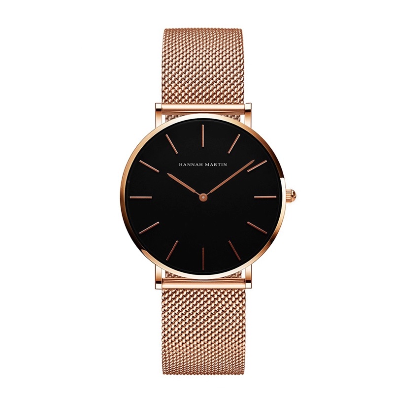 Dámske hodinky - Hannah Martin Watch Náramok Gold Gift
