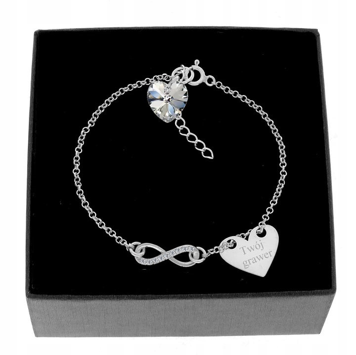 INFINITY SRDCE DETSKÁ NÁRAMOK KR SWAROVSKI