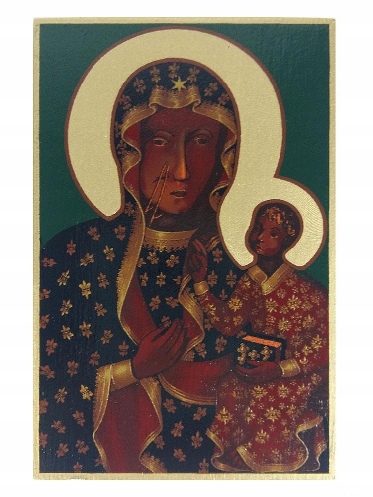 Ikona 6,5x10cm Panna Mária z Częstochowa - 40323