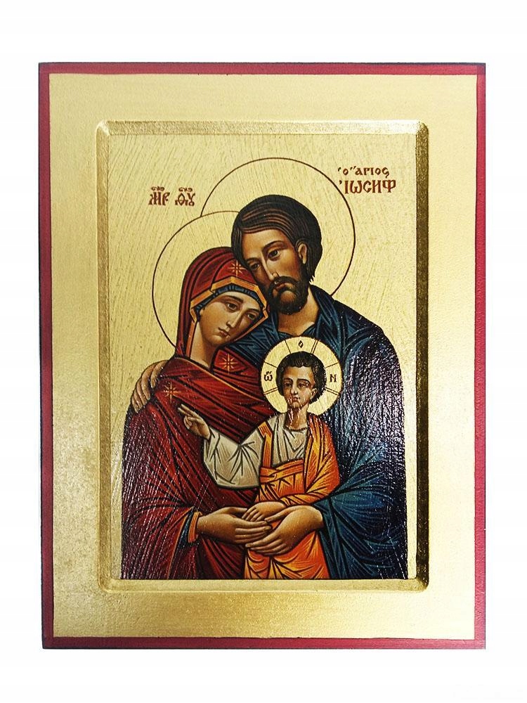 Ikona sv. Rodina 17x13cm (v krabici ... - 61878