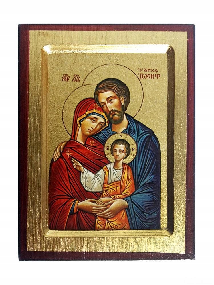 Ikona sv. Family Mini 12x9cm in ... - 61874