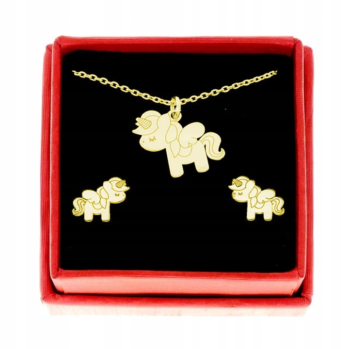 UNICORNS PONY SET PONY SILVER 925 ZLATÝ
