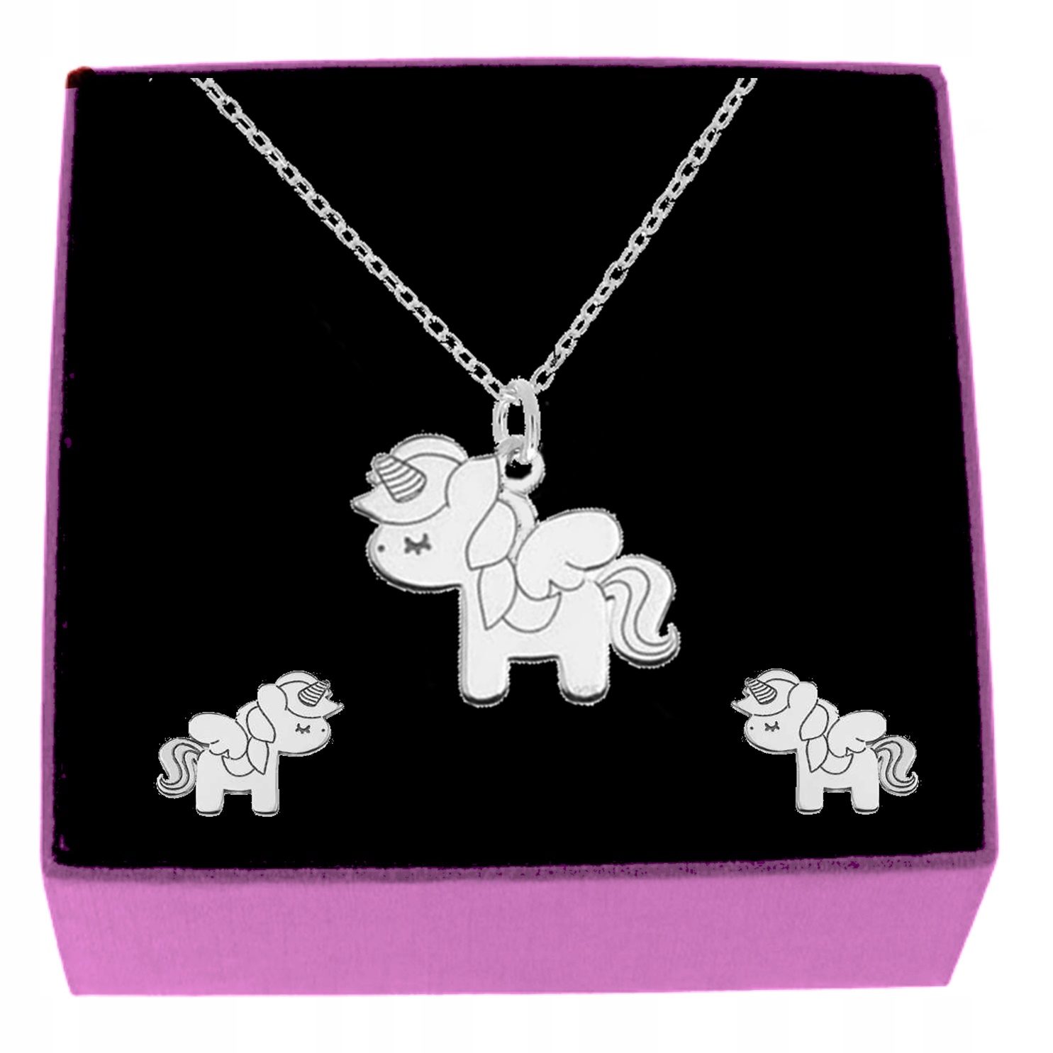 SADA PONY SILVER UNICORNS, PONY SILVER 925