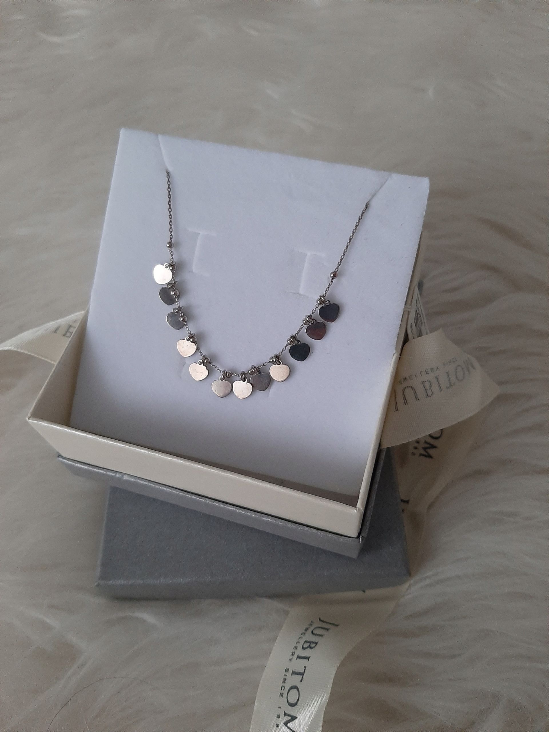 Jubitom Silver 925 Malý náhrdelník Sedruszka Nový