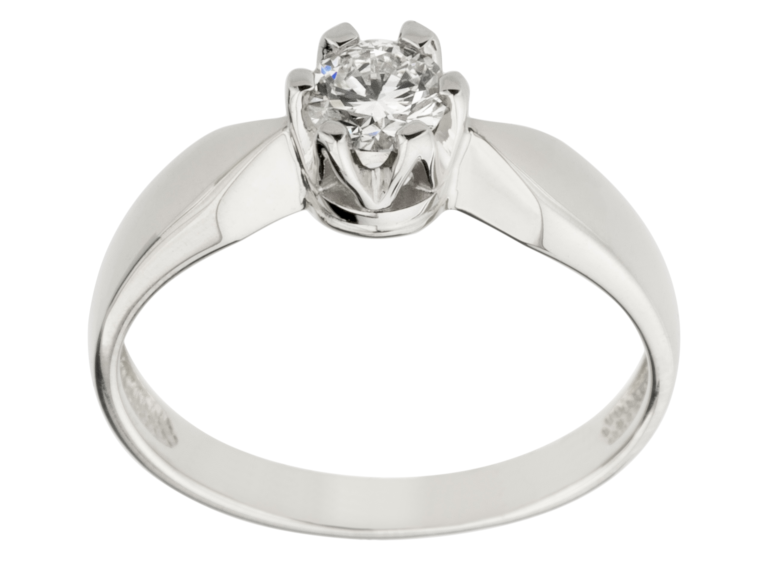KLASICKÝ ZLATÝ KRÚŽOK s BRILLIANT 0,41 ct