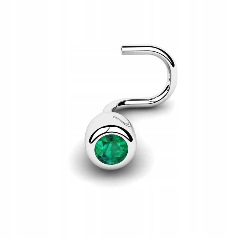 BIELY ZLATÝ Nos nosiaci PRÍRODNÝ EMERALD