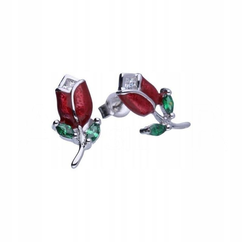 DETSKÉ NÁUŠNICE STERLING SILVER 925 TULIPS 7615