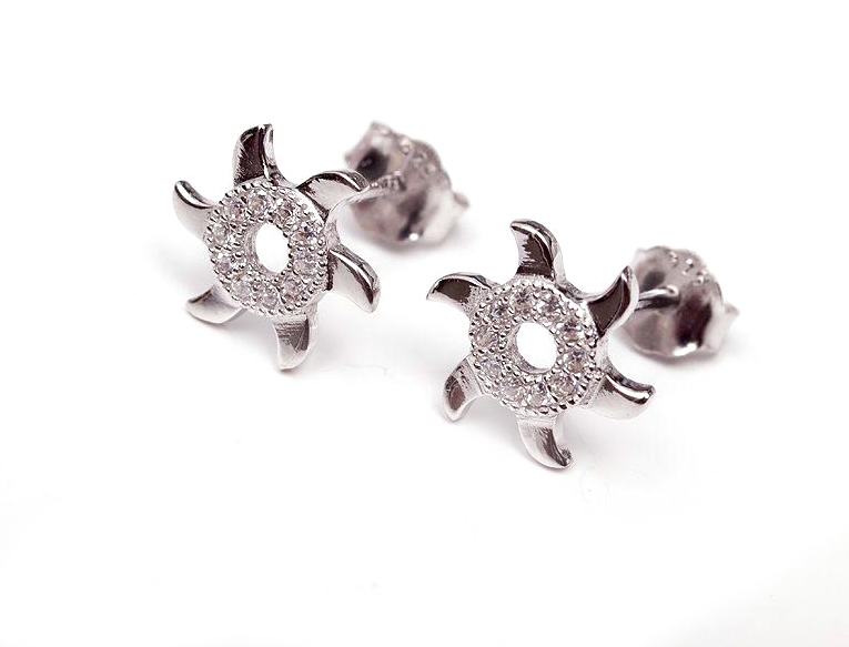 DETSKÉ SLNEČNÉ NÁUŠNICE SWAROVSKI SILVER 925