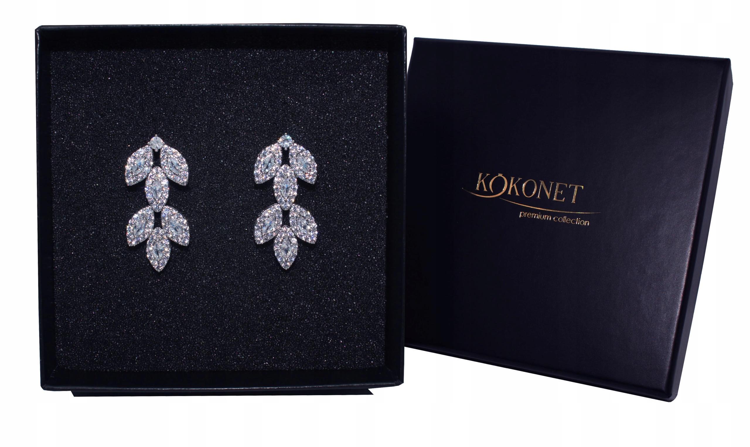 ZÁRUKA SVADOBNÉ NÁUŠNICE SWAROVSKI SILVER strieborná