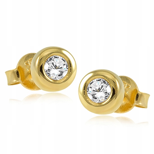 Náušnice s diamantmi 0,19ct módna zbierka 585