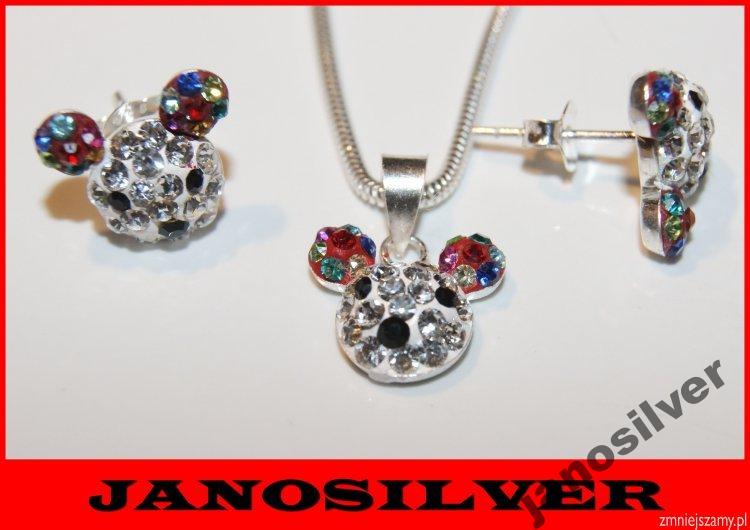 NÁUŠNICE + PRÍVESOK SWAROVSKI SILVER 925 darček