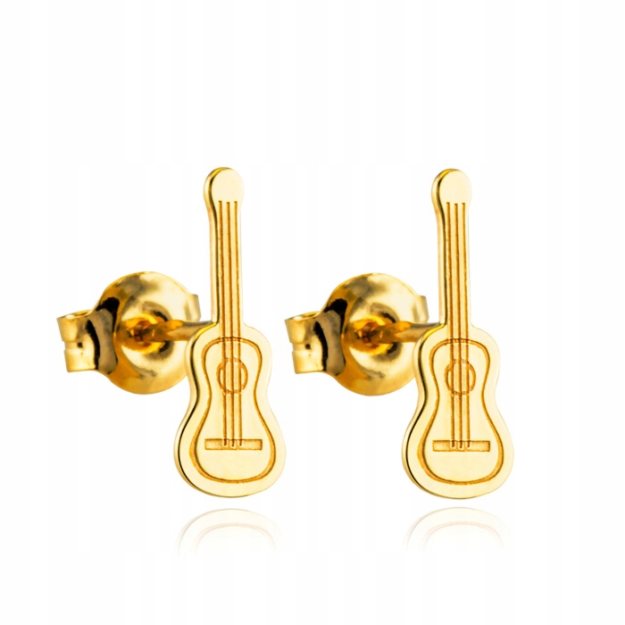 Zlaté gitarové náušnice PR 333