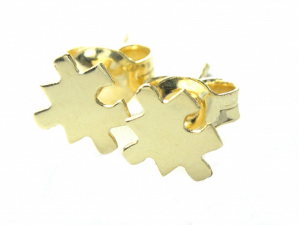 ZLATÉ PUZZELOVÉ NÁUŠNICE PR.333 BONICHE-