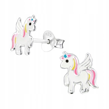 Darček STRIEBORNÉ NÁUŠNICE UNICORN GIRLS