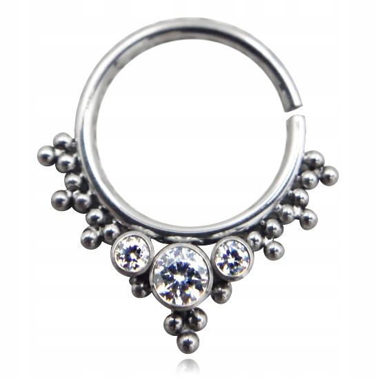 SEPTUM NOSE KOLEČKA TYTAN G23 1,0 / 8