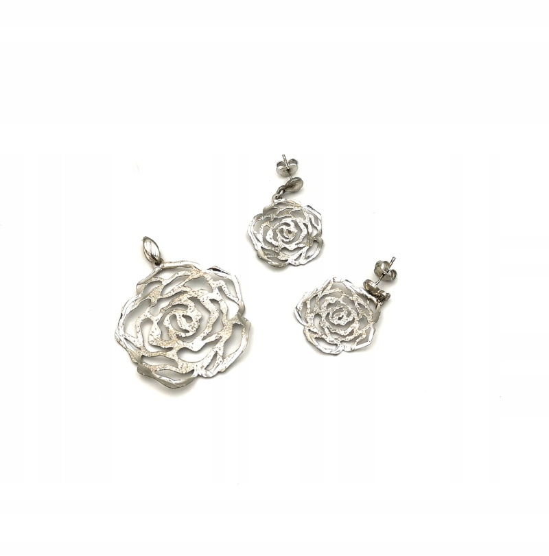 SÚBORNÉ SÚBORNÉ NÁUŠNICE SILVER 925 SADA KS03